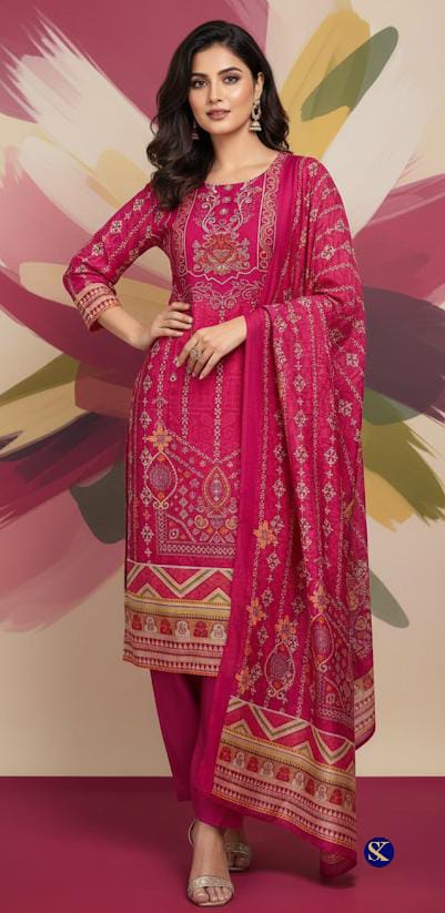 PURE VISCOSE KURTA PANT DUPATTA