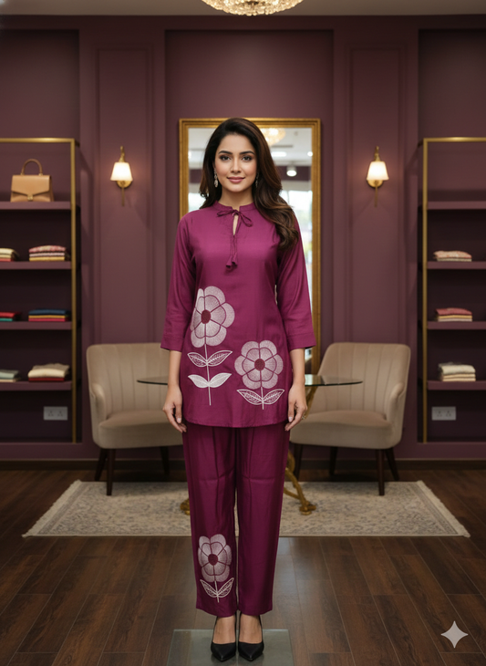 PURE VISCOSE CORDSET