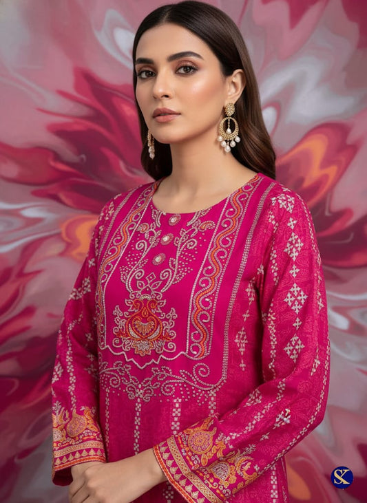 PURE VISCOSE KURTA PANT DUPATTA