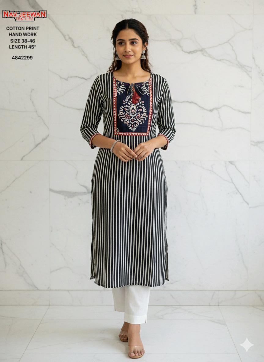 CAMBRIC COTTON HAND WORK