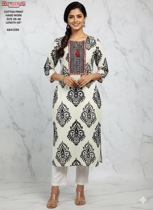 CAMBRIC COTTON HAND WORK